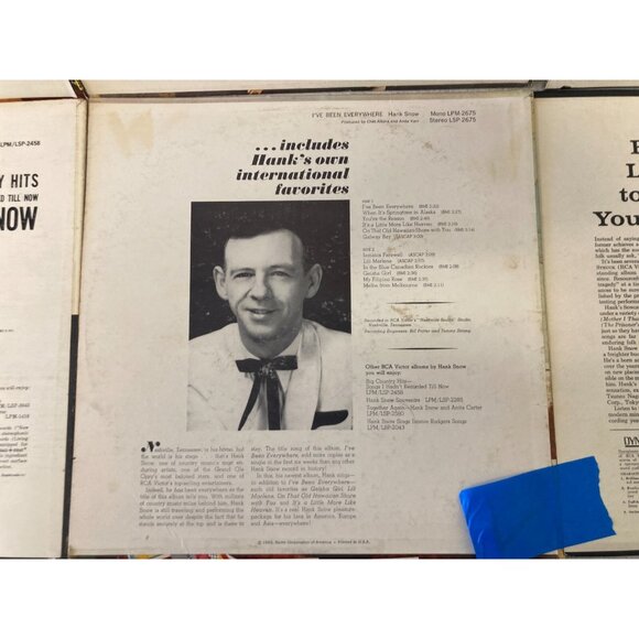 Lot of 6 Vintage Hank Snow Vinyl LP Records - Classic Country Album Bundle - Picture 10 of 14